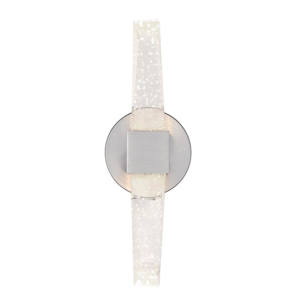 Westinghouse Fixture Wall LED Dimmable 15W Cava, Brushed Nickel Bubble Glass 6118300 - main